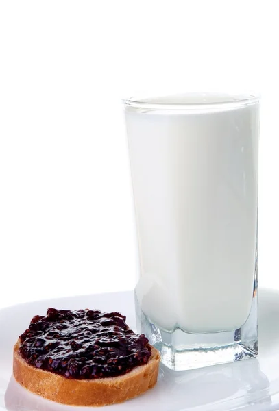 Milk in bottle — Stock Photo, Image
