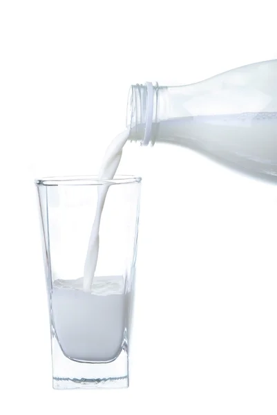 stock image Milk in bottle