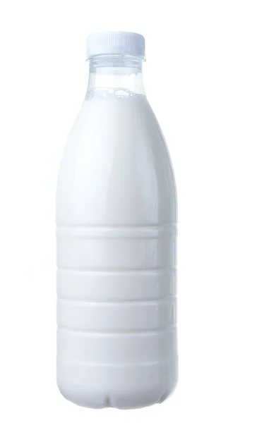 Milk in bottle Stock Image