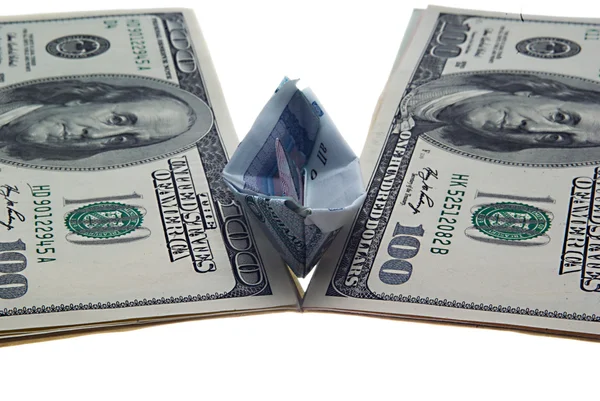 ドル対ルーブル ロイヤリティフリーのストック写真