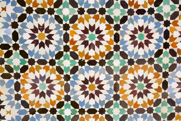 Árabe mosaico fundo — Fotografia de Stock