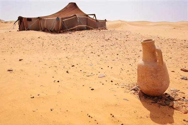 Acampamento deserto — Fotografia de Stock