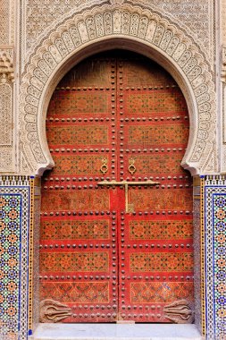 Moroccan entrance clipart