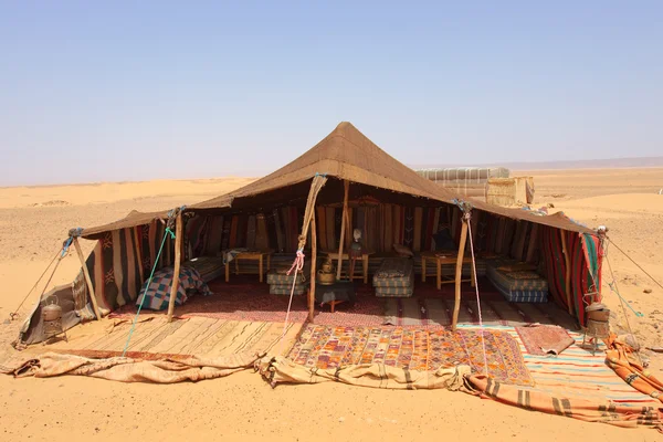 Camp du désert Photo De Stock