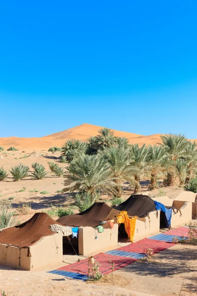 Στρατόπεδο στην έρημο — Φωτογραφία Αρχείου