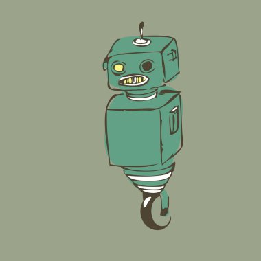 Old Robot clipart