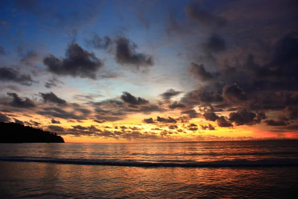 stock image Sunset cloud at Pangandaran Beach