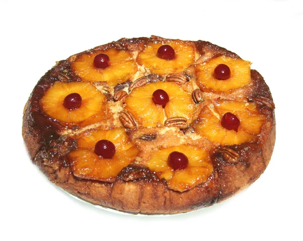 Gâteau à l'ananas. Isolé . — Photo