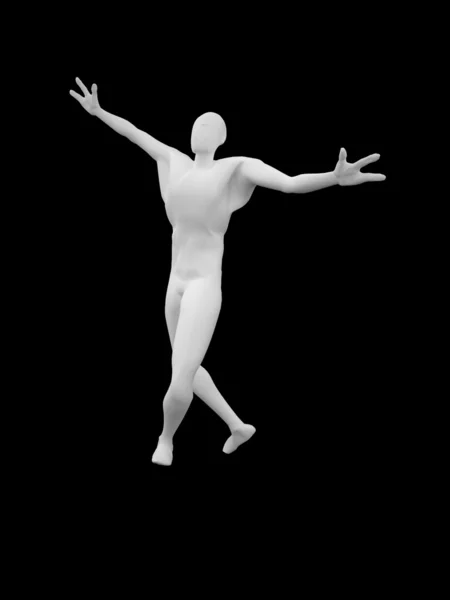 3D πτήσης άνθρωπος — Φωτογραφία Αρχείου