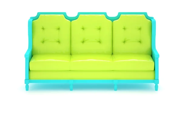 Farbe klassisches Sofa — Stockfoto