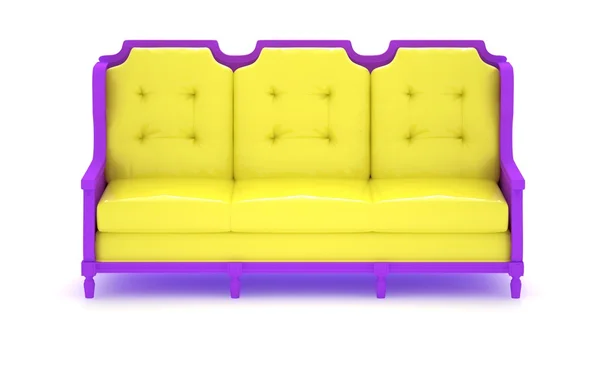 Farbe klassisches Sofa — Stockfoto