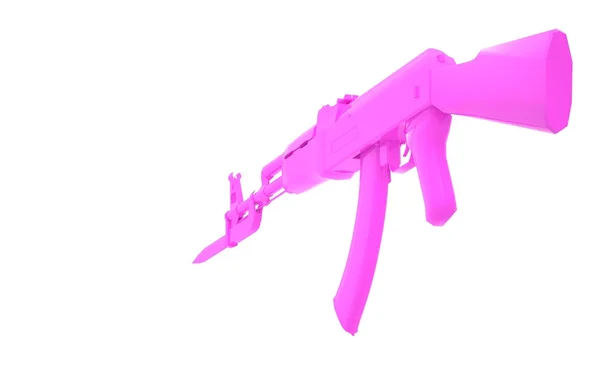 Ak-47 粉红色 — 图库照片