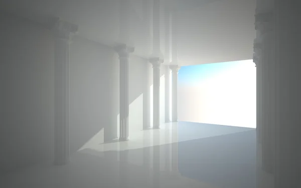 Kamer in een minimalistische stijl — Stockfoto