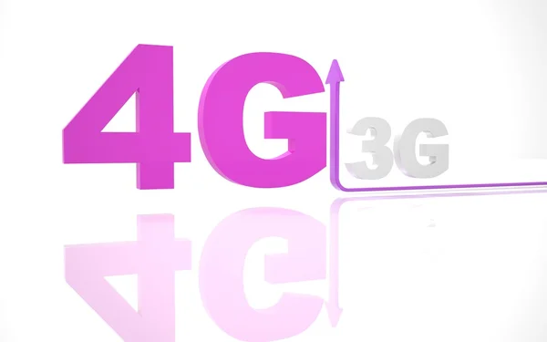 Stock image High rate of 4g