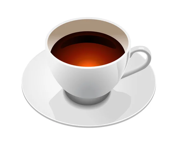 En kopp te — Stock vektor