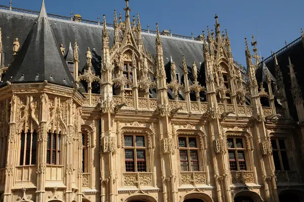 stock image France, gothic courthouse of Rouen in Normandy