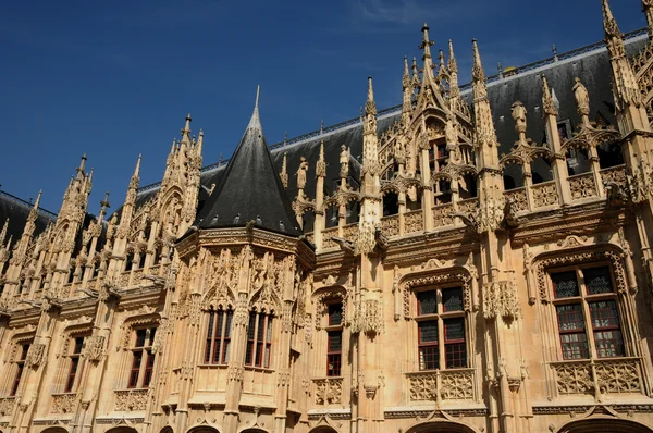 stock image France, gothic courthouse of Rouen in Normandy