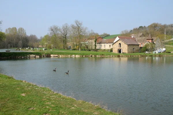 França, la ferme du Haubert in Brueil en Vexin — Fotografia de Stock