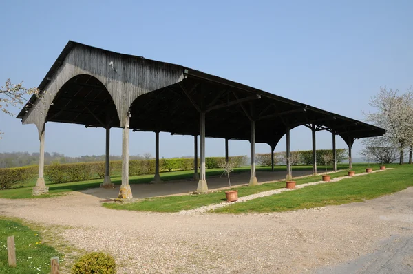 França, barracão agrícola em Ile de France — Fotografia de Stock