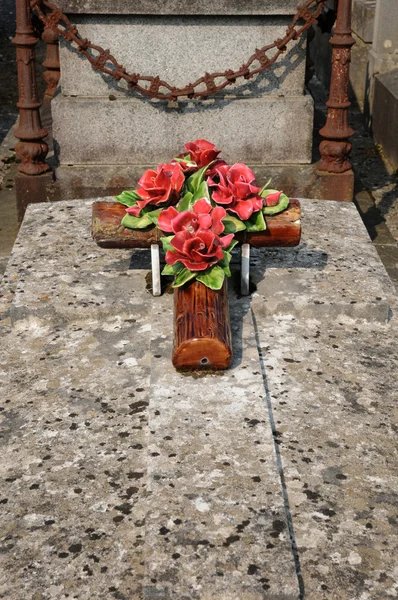 Stock image France, the cemetery of Aincourt Val d Oise