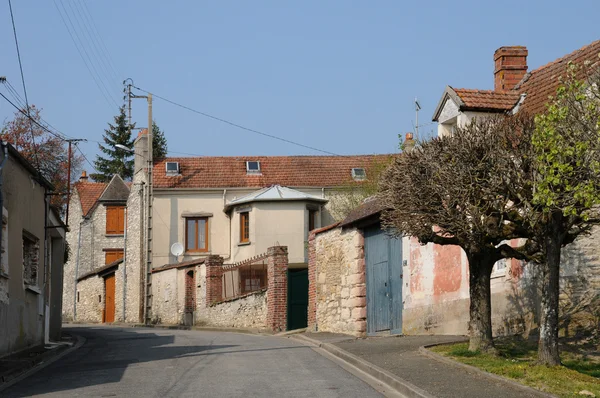 França, a aldeia de Fontenay Saint Père — Fotografia de Stock