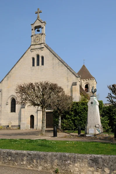 France, the village of Fontenay Saint Père — Stok fotoğraf