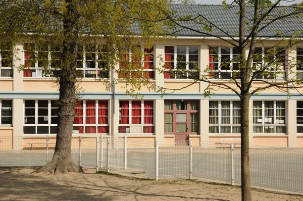 Franciaország, Jules Ferry iskola Les Mureaux — Stock Fotó