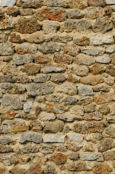 Francia, un muro de piedra en Ile de France — Foto de Stock