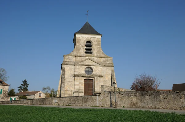 Francie, klasické kostel sagy d al-v oblasti oise — Stock fotografie