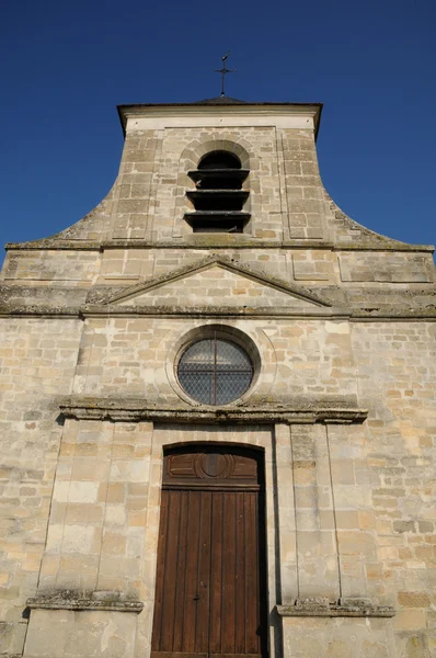 França, a igreja clássica de Sagy in V al d Oise — Fotografia de Stock