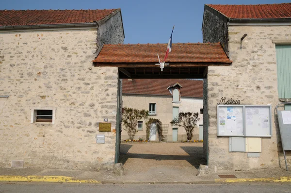 Francia, el ayuntamiento de Sailly en Yvelines — Foto de Stock
