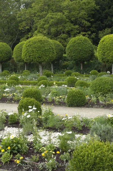 Francja, formalny ogród zamku sceaux — Zdjęcie stockowe