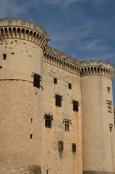 Franciaország, középkori castel Tarascon Provence-ban — Stock Fotó