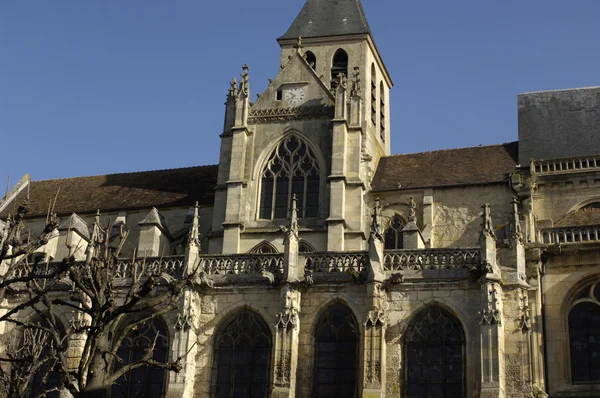 Perancis, gereja Saint Martin dari Triel — Stok Foto
