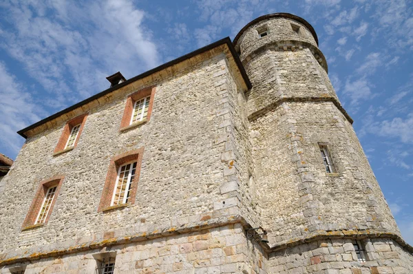 Frankrike, slottet Vascoeuil i Normandie – stockfoto