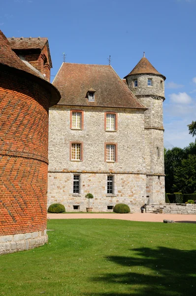 France, le château de Vascoeuil en Normandie — Photo