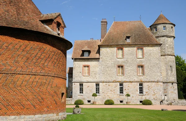 France, le château de Vascoeuil en Normandie — Photo