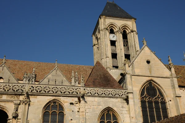Ile de france, gotický kostel vetheuil — Stock fotografie
