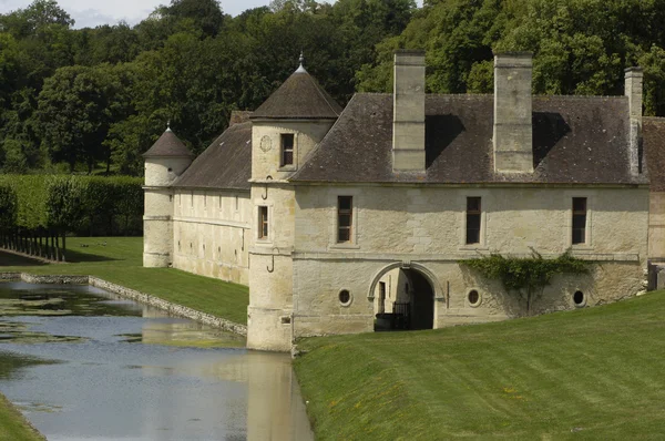 Val d oise, die Burg von villarceaux — Stockfoto