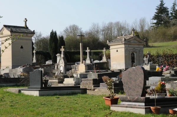 Condecourtin hautausmaa Val d 'Oisessa — kuvapankkivalokuva