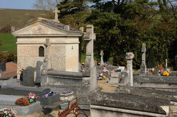 Condecourt의 묘지 발 d? Oise — 스톡 사진