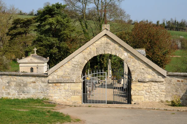 Cimitirul Condecourt din Val d 'Oise — Fotografie, imagine de stoc