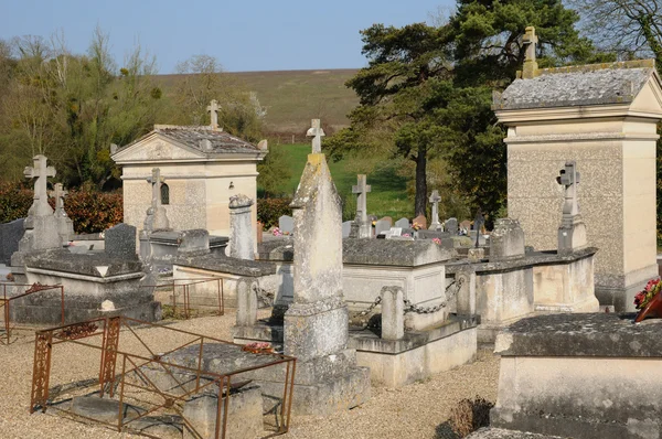 The cemetery of Condecourt in Val d’Oise — Stock Photo, Image