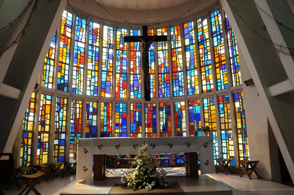 stock image France, the modern church of Cap Ferret