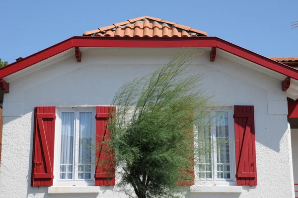 França, uma casinha em Cap Ferret — Fotografia de Stock