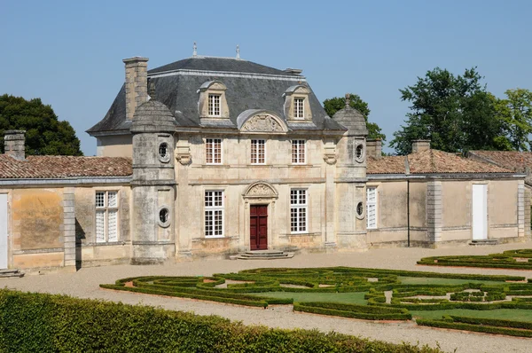 Frankreich, das klassische Schloss von malle in gironde — Stockfoto