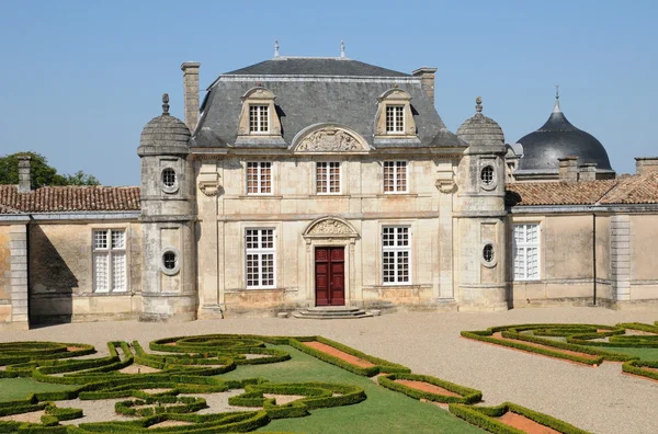 Fransa, gironde içinde malle klasik kale — Stok fotoğraf