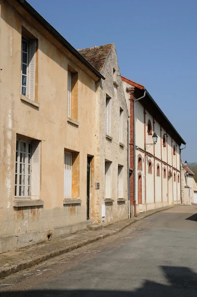 Ile de france, den gamla byn av themericourt — Stockfoto