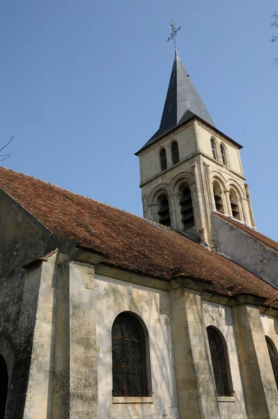 La iglesia gótica de Themericourt — Foto de Stock