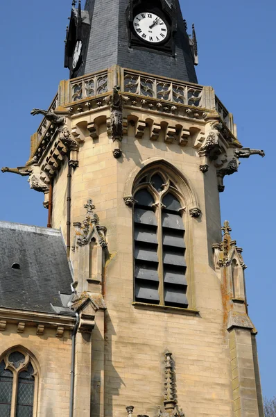 stock image The church of Vigny in Val d Oise